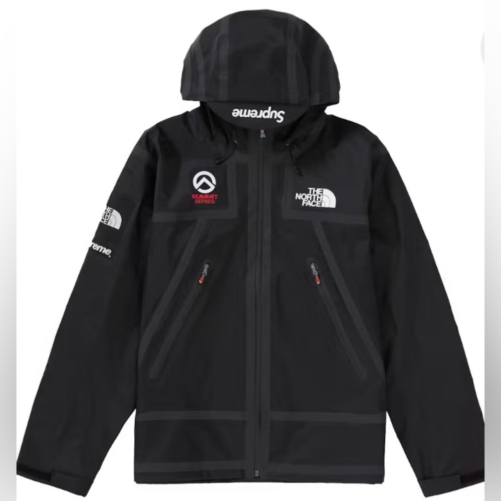EUC Supreme The North Face Summit Series
Outer Tape Seam Jacket, Black , Sz L